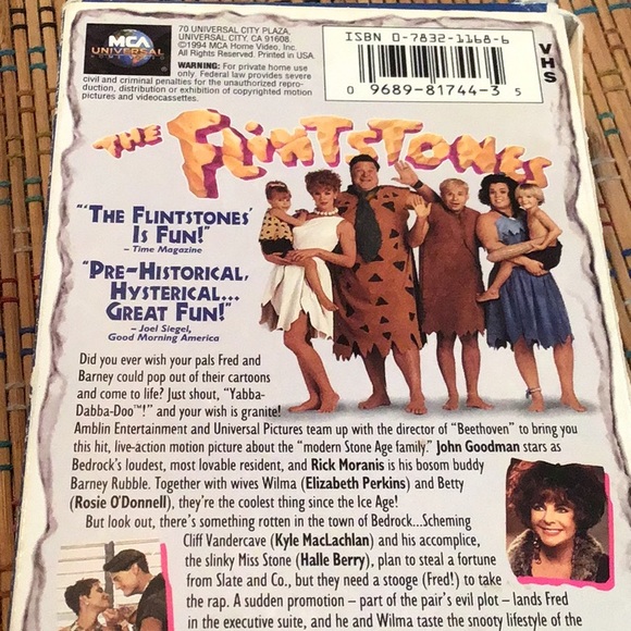 FLINTSTONES movie VHS - Picture 4 of 6